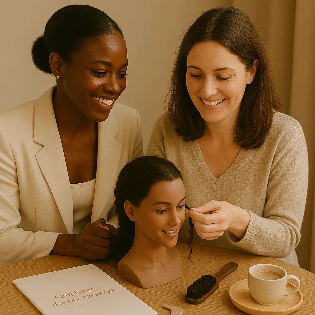 Famille souriante