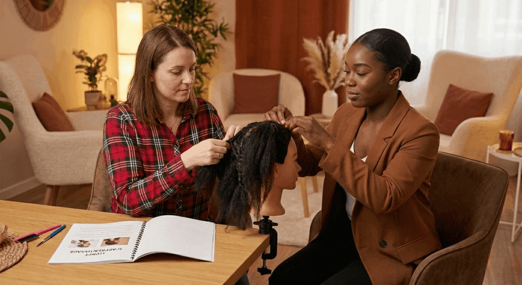 atelier coiffure pour maman à metz